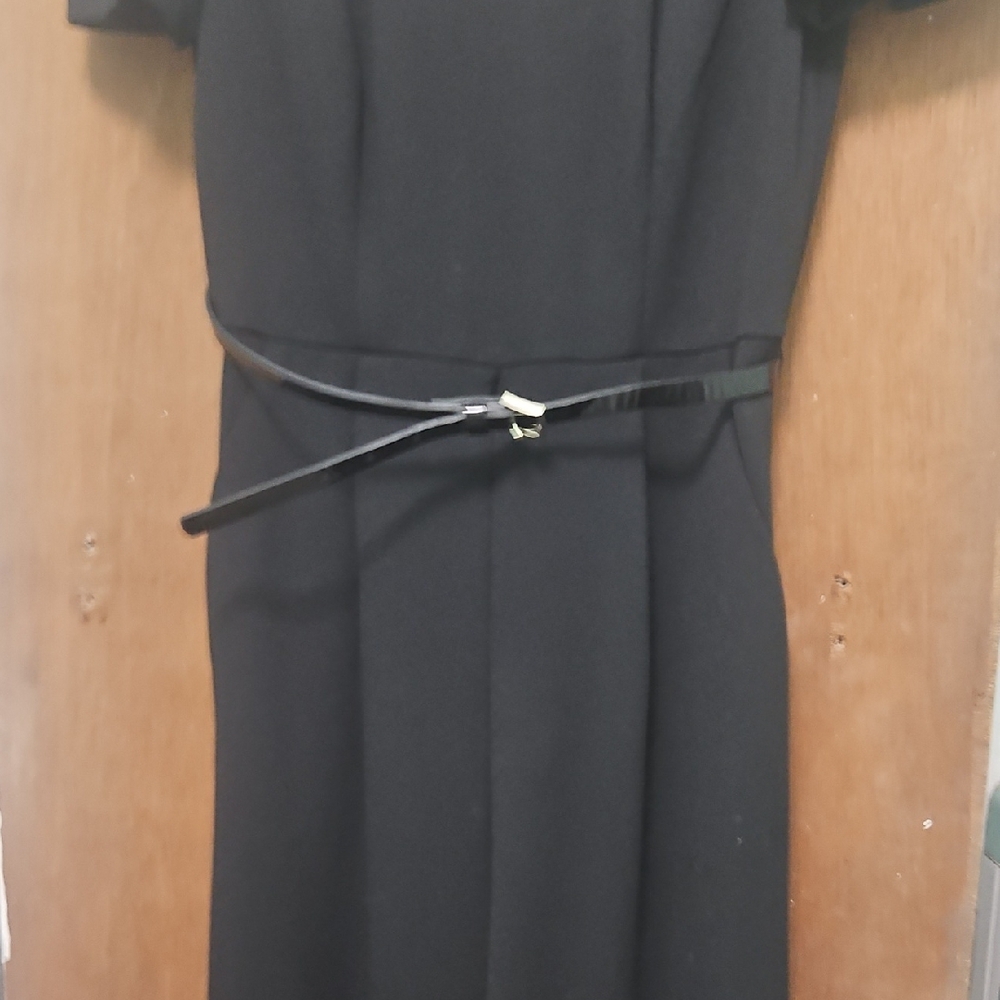 Tommy Hilfiger Black Jumpsuit with White Collar - Picture 6 of 6